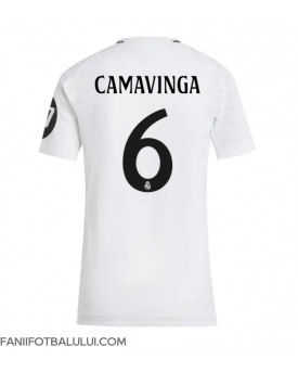 Real Madrid Eduardo Camavinga #6 Tricou Fotbal Replică 2024-25 Femei Acasa